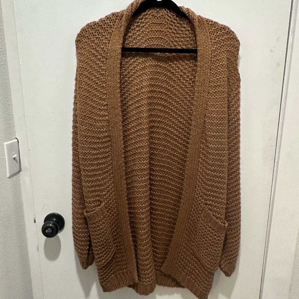 BÖHME- Cozy Brown Knit Cardigan